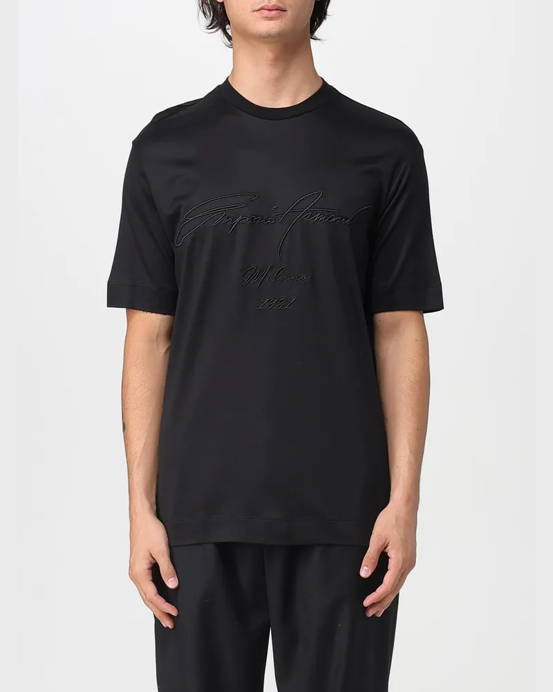 Emporio Armani T-shirt herren Schwarz