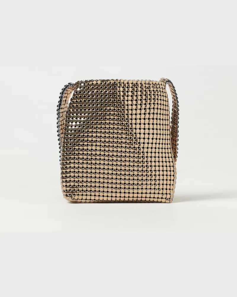 Paco Rabanne Schultertasche damen Gold