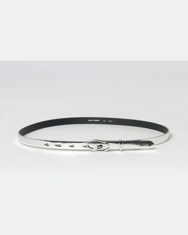 Diesel Gürtel damen Silber