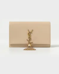 Saint Laurent Schultertasche Beige