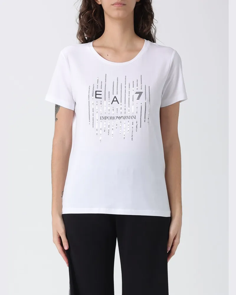 EA7 T-shirt damen Weiß