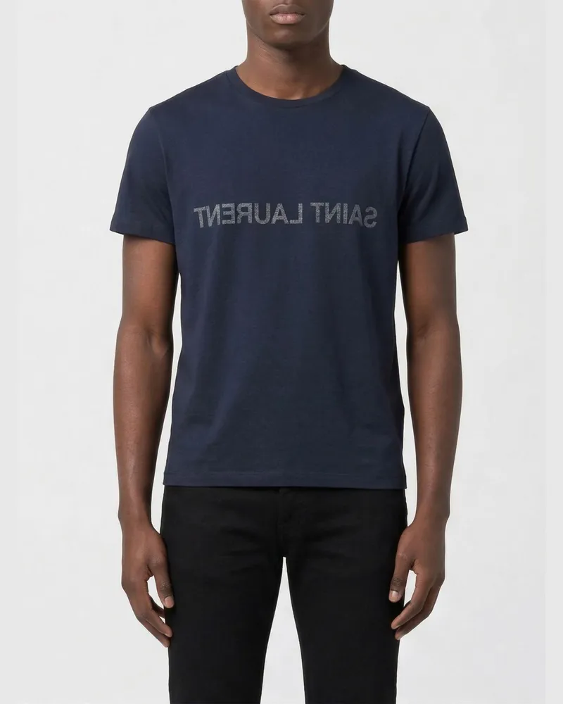 Saint Laurent T-shirt herren Schwarz
