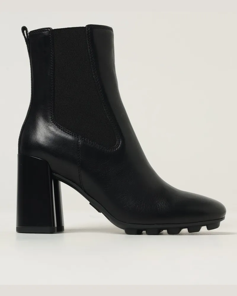 Hogan Flache stiefeletten damen Schwarz