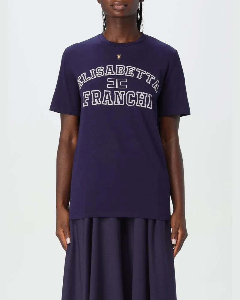 Elisabetta Franchi T-shirt Blau