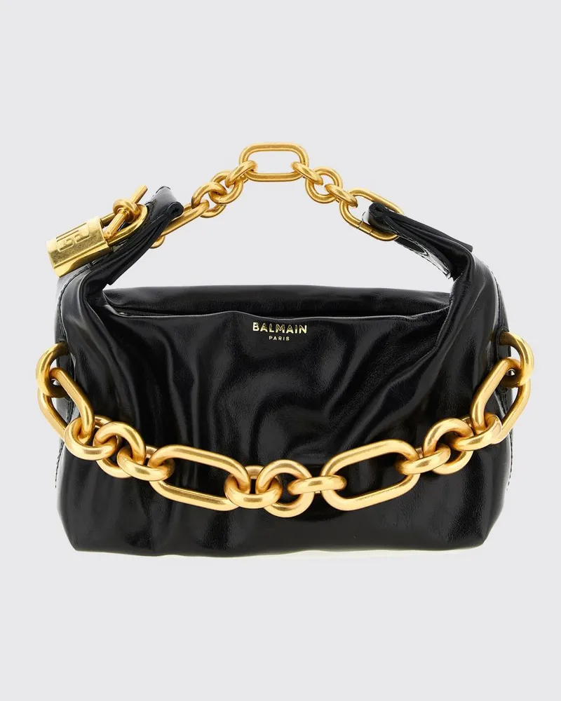 Balmain Schultertasche damen Schwarz