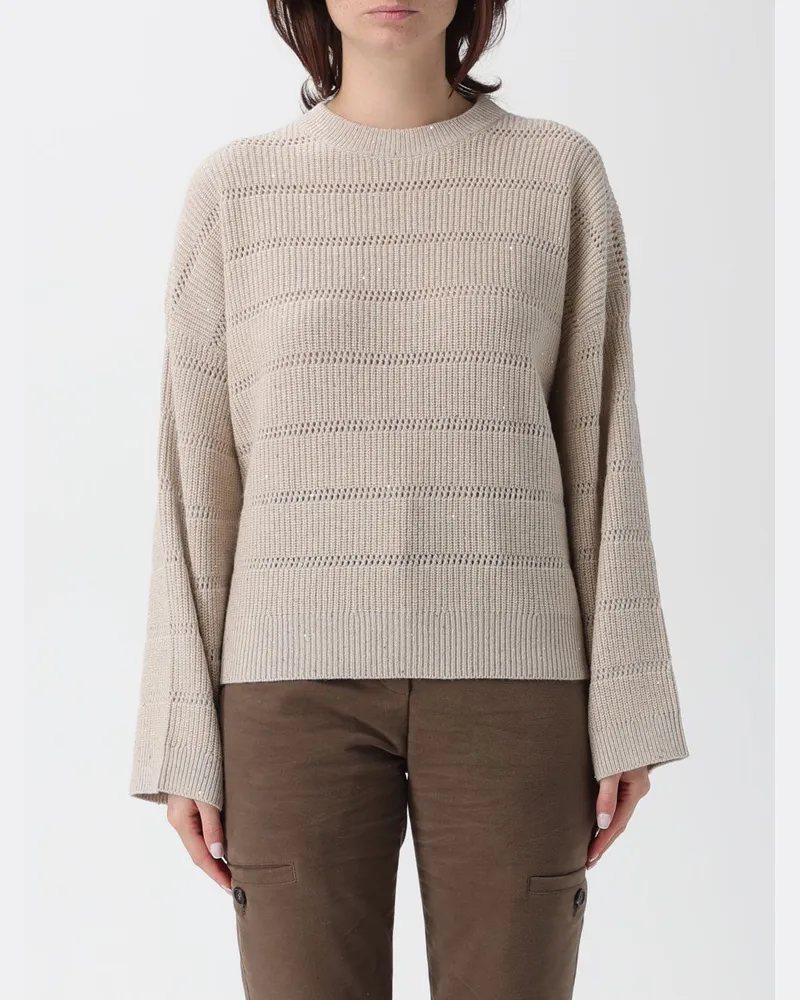 Brunello Cucinelli Pullover damen Sand