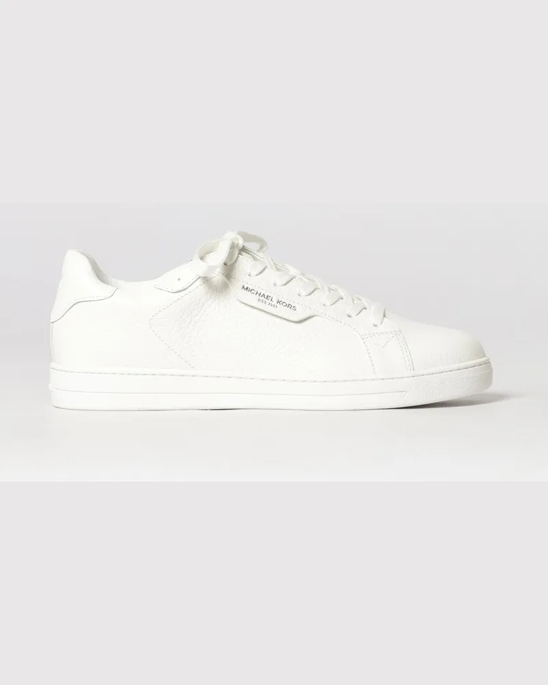 Michael Kors Keating Leder-Sneakers Weiß