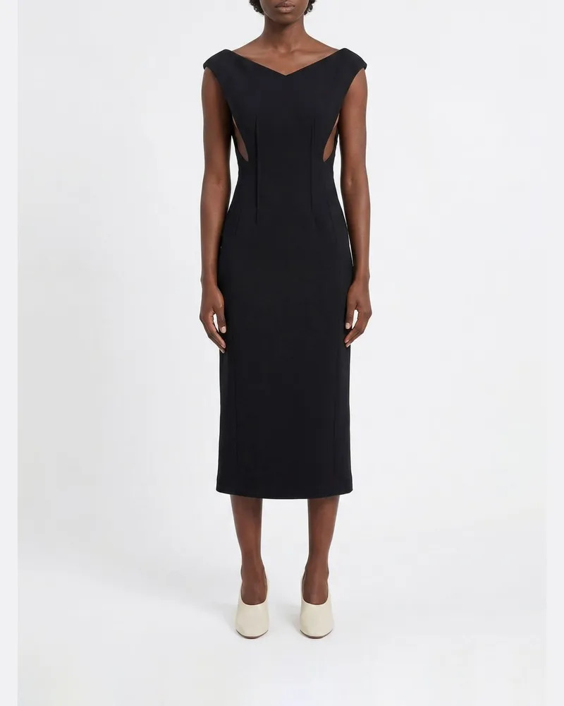 Jil Sander Kleid damen Schwarz