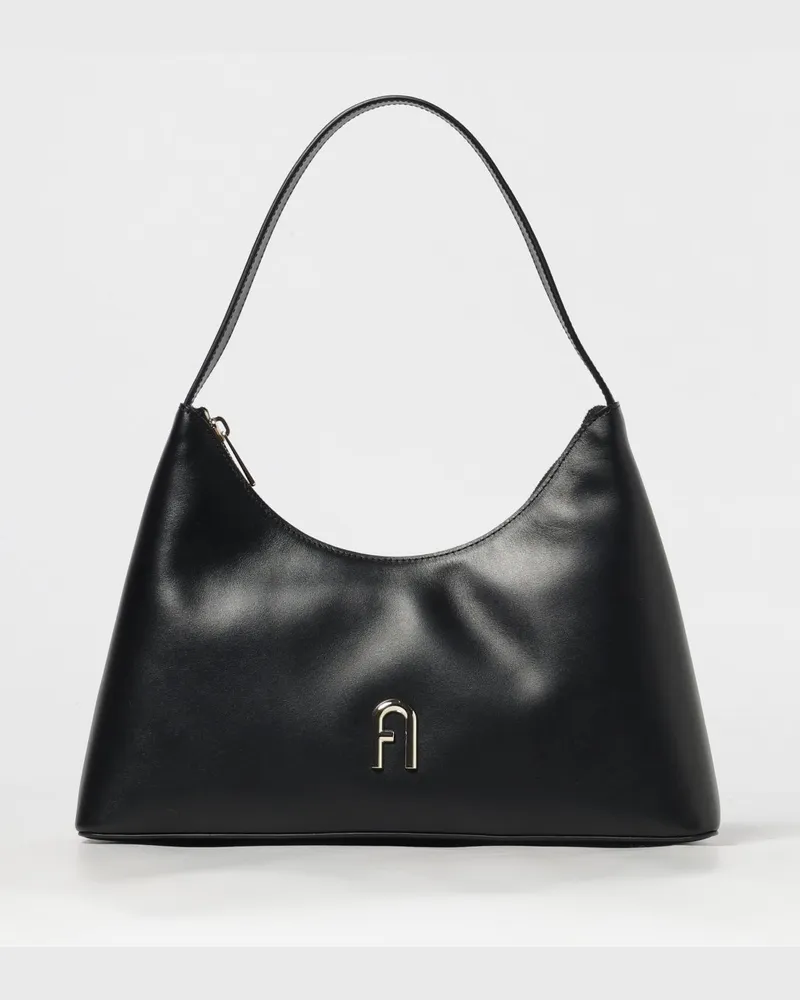 Furla Schultertasche damen Schwarz