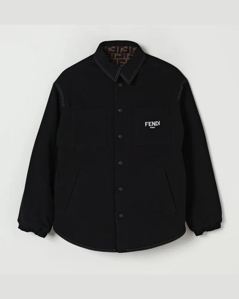 Fendi Jacke kinder Schwarz