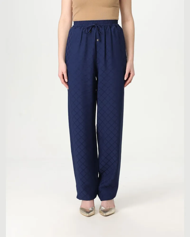 Elisabetta Franchi Hose damen Blau