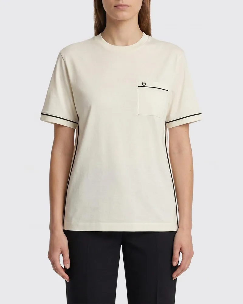 Ferragamo T-shirt damen Beige