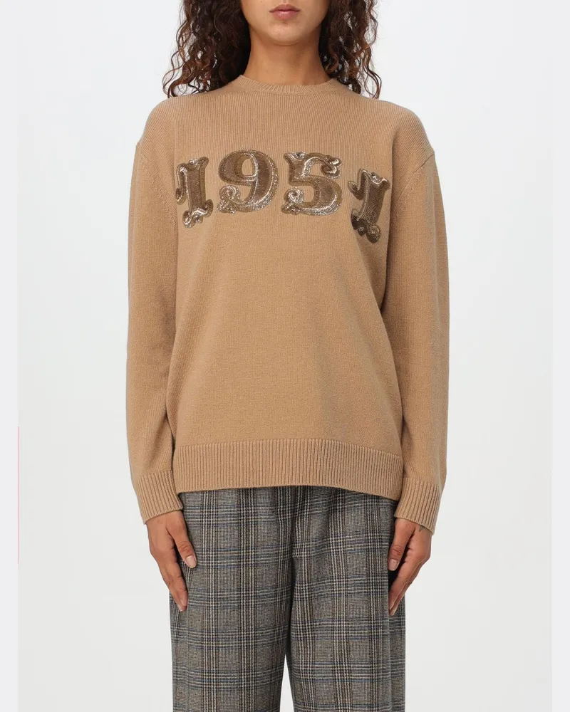 Max Mara Pullover damen Camel