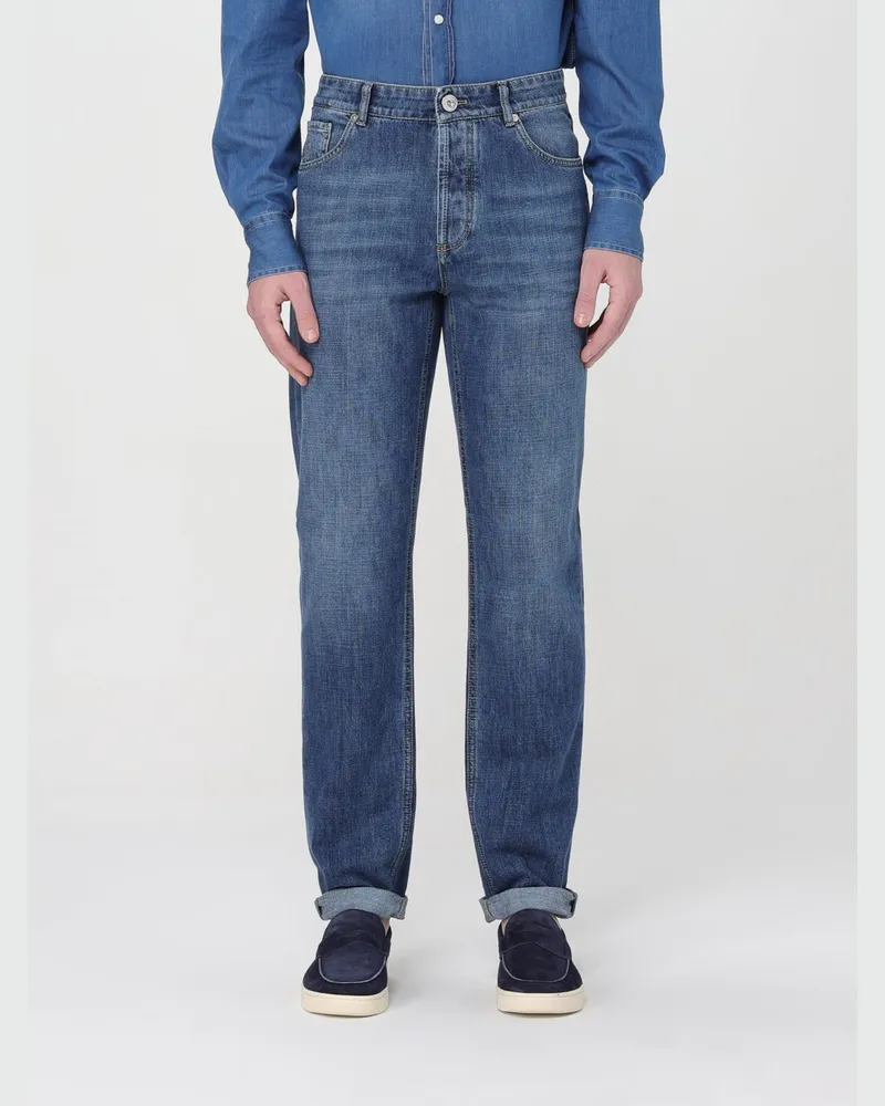 Brunello Cucinelli Jeans herren Blau