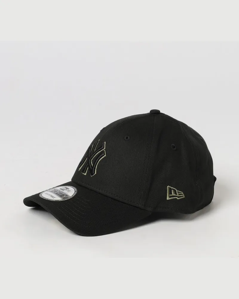 New Era 9Forty NY Yankees Baseballkappe aus Baumwolle mit gesticktem Logo Schwarz