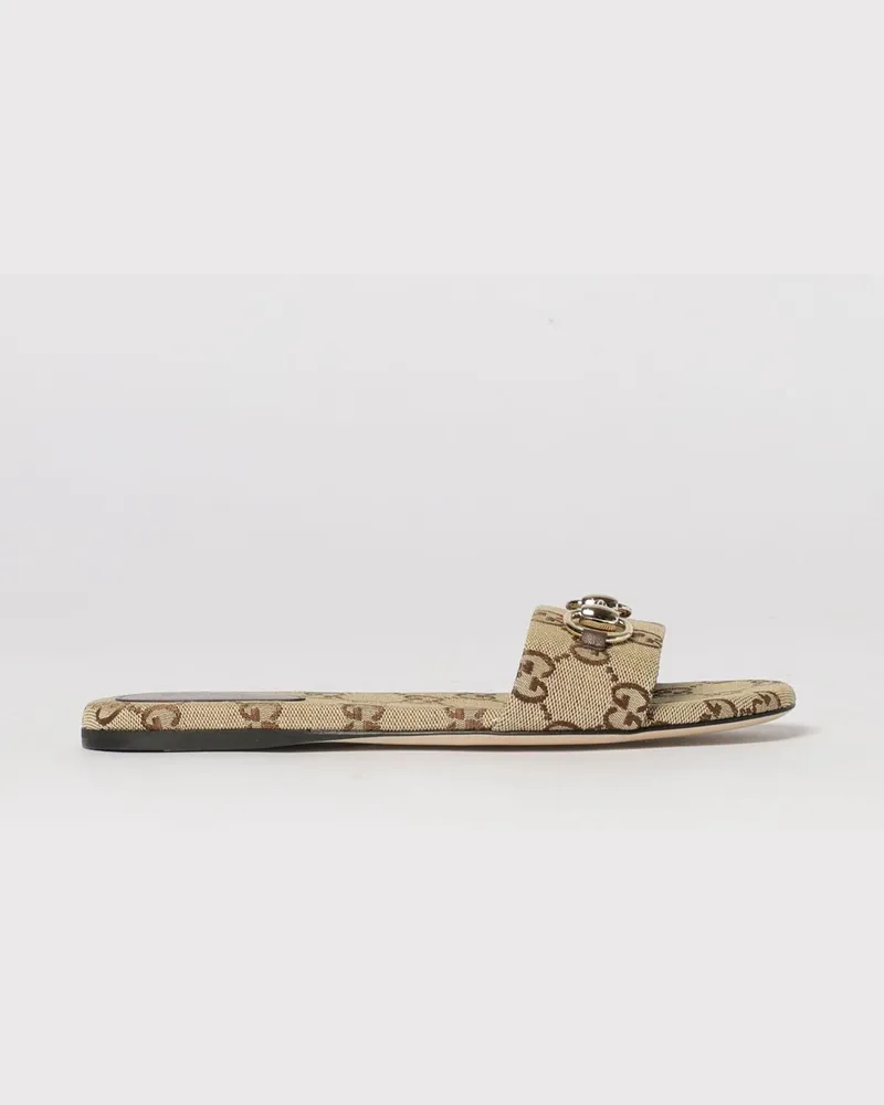 Gucci Flache sandalen damen Beige