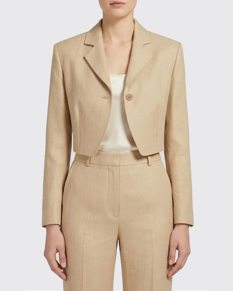 Max Mara Jacke damen Camel