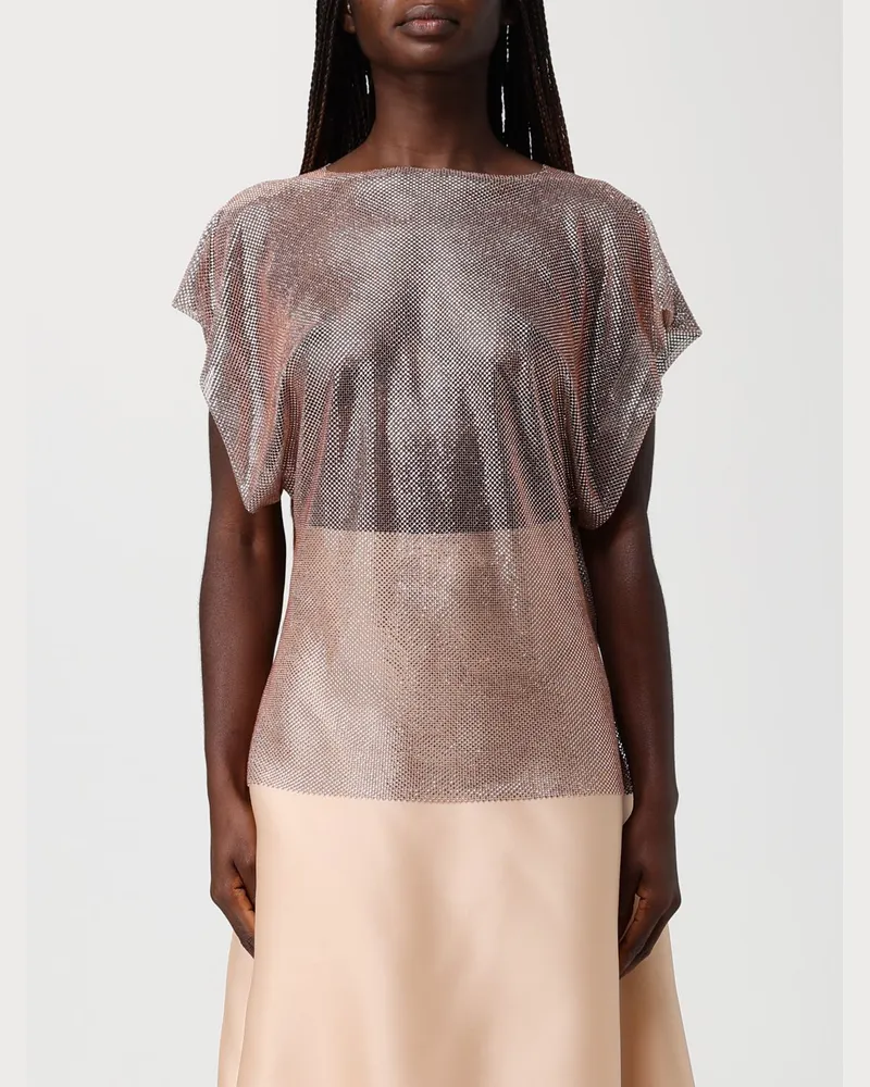 Alberta Ferretti Top damen Puder