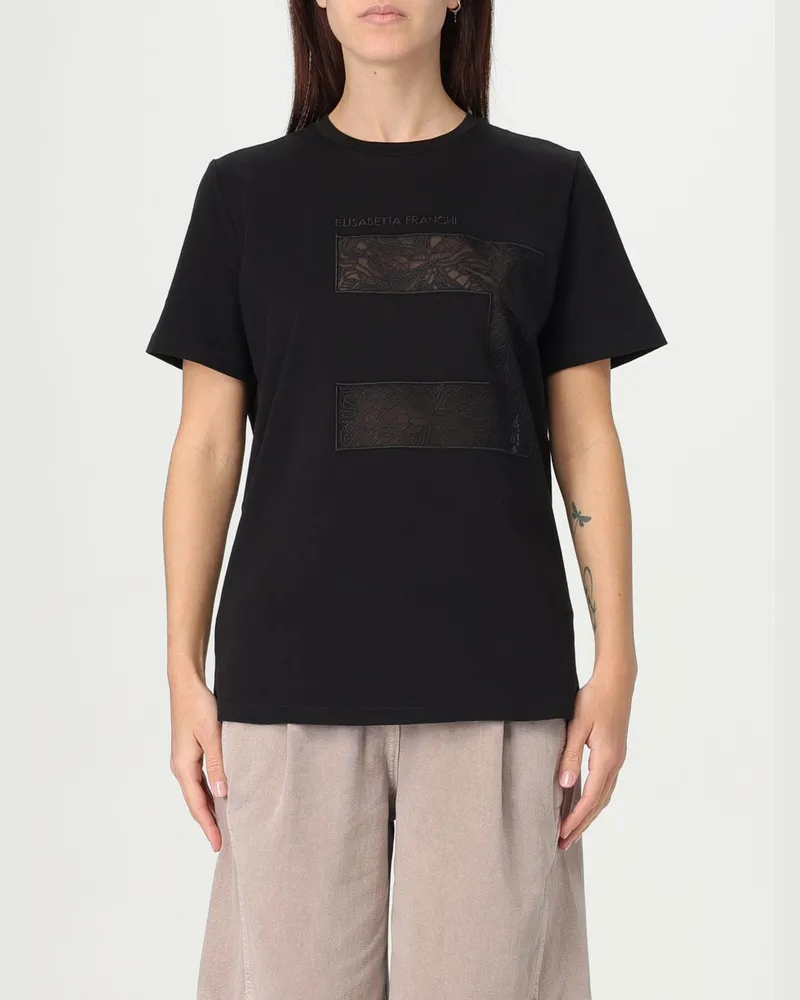 Elisabetta Franchi T-shirt damen Schwarz