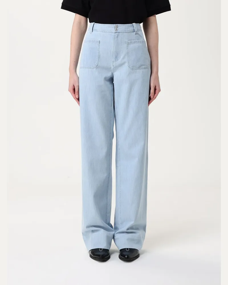 A.P.C. Hose damen Hellblau