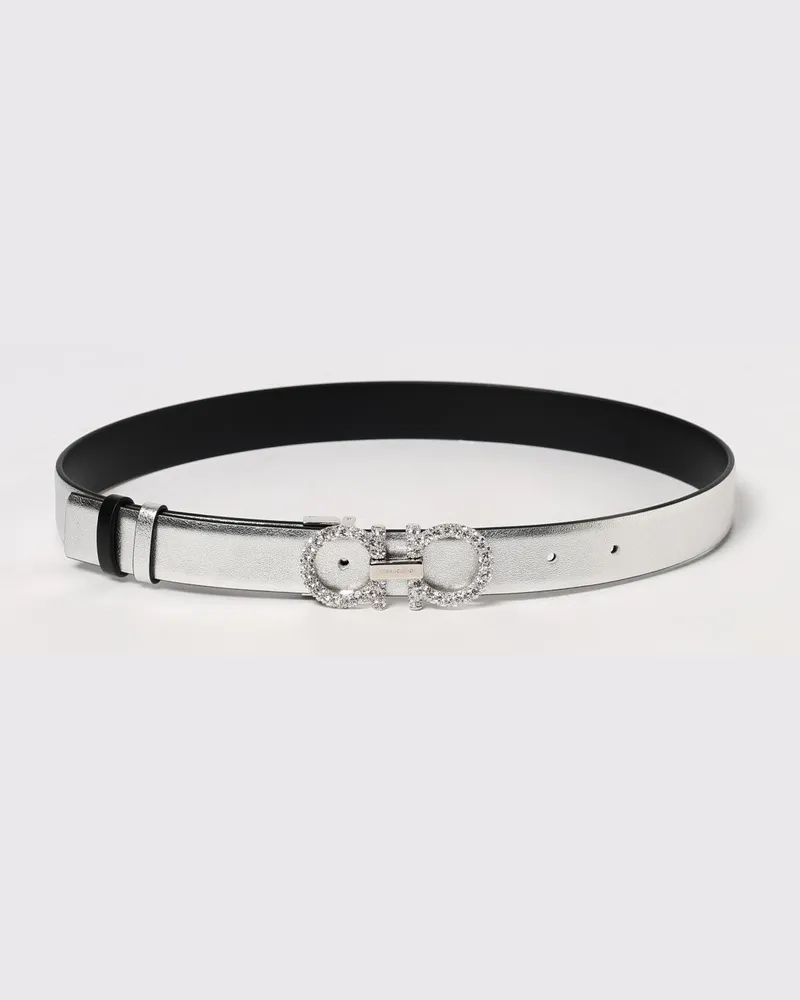 Ferragamo Grtel damen Silber