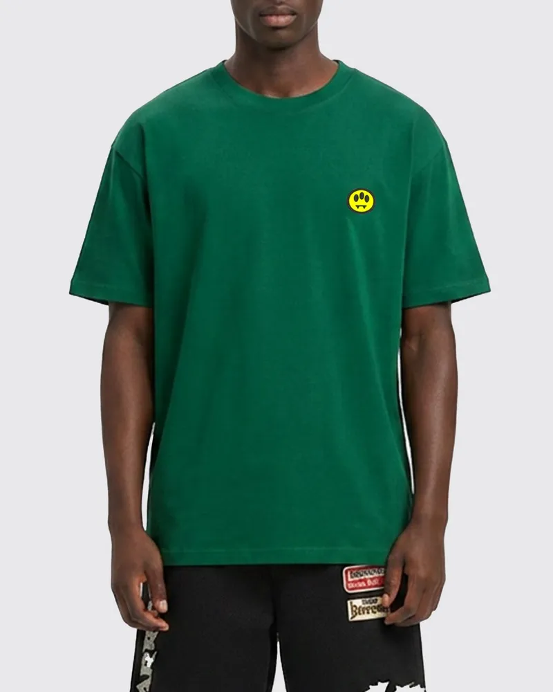 BARROW Baumwoll-T-Shirt mit Logo Grün