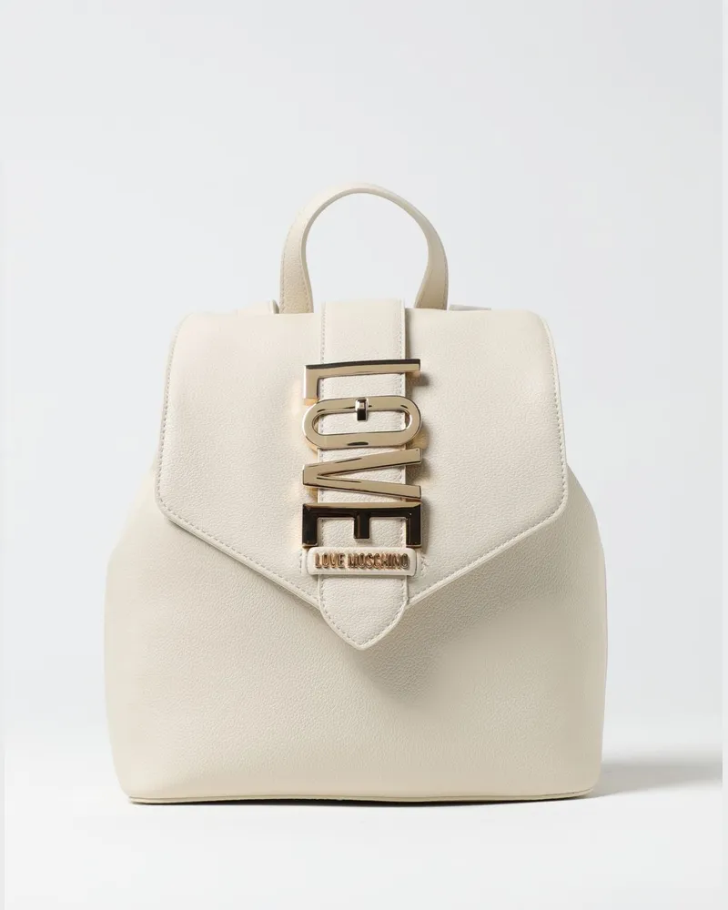 Moschino Rucksack damen Ivory