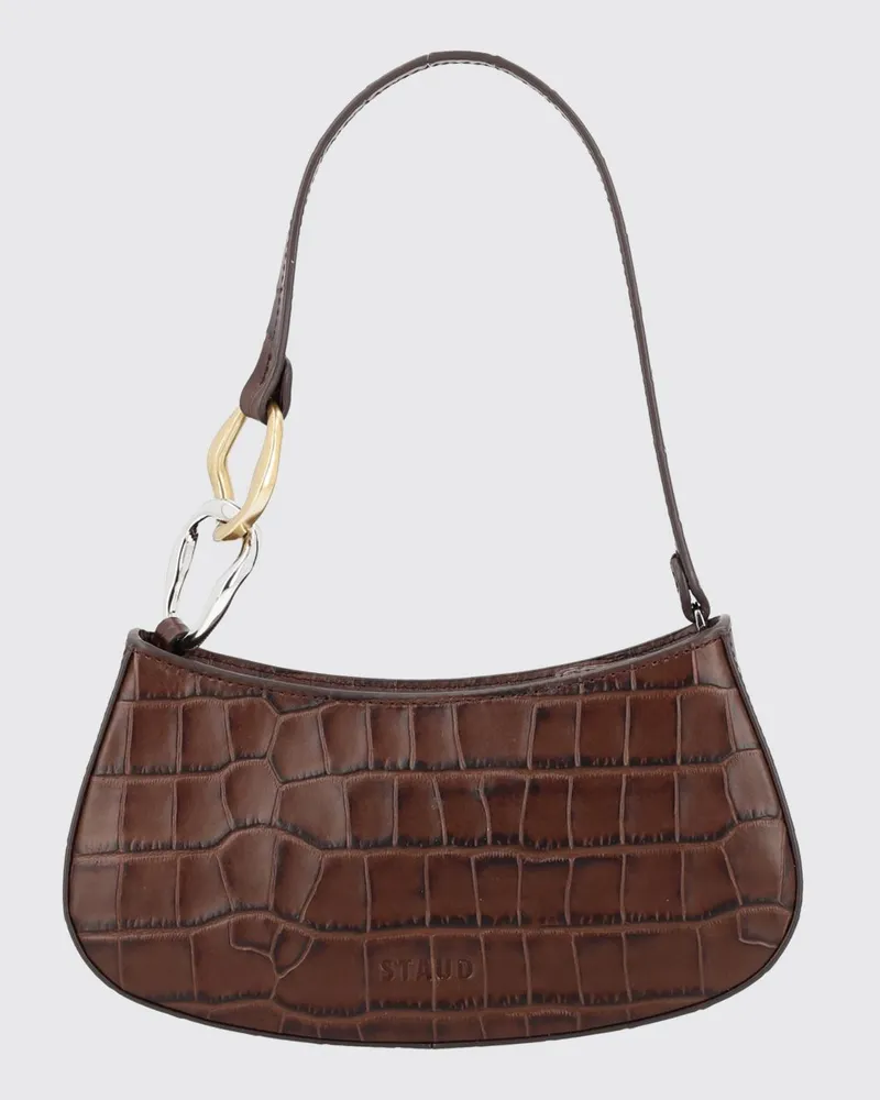 STAUD Schultertasche damen Braun
