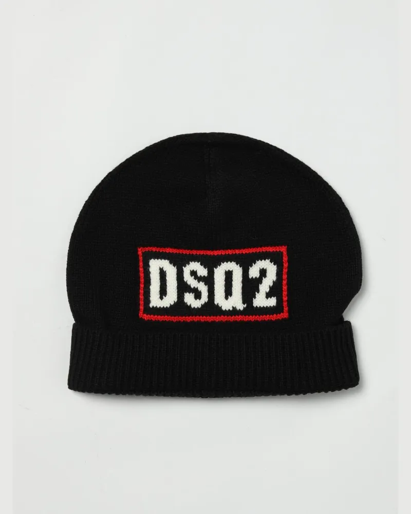 Dsquared2 Hte fr mdchen kinder Schwarz
