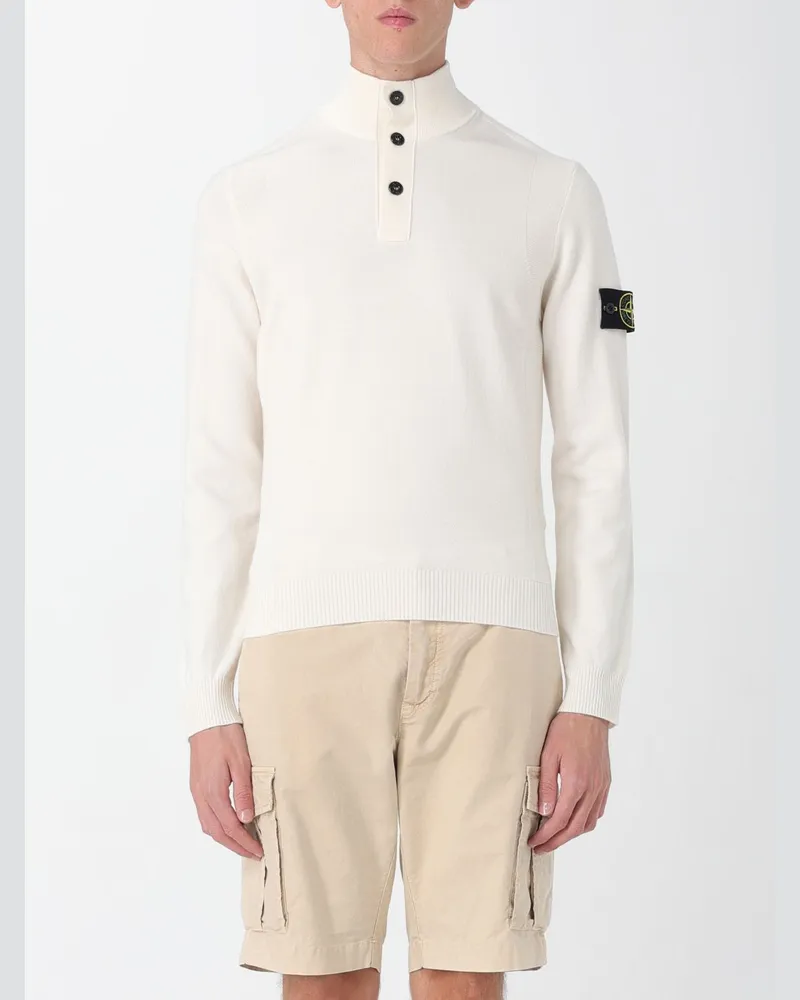 Stone Island Pullover herren Weiß
