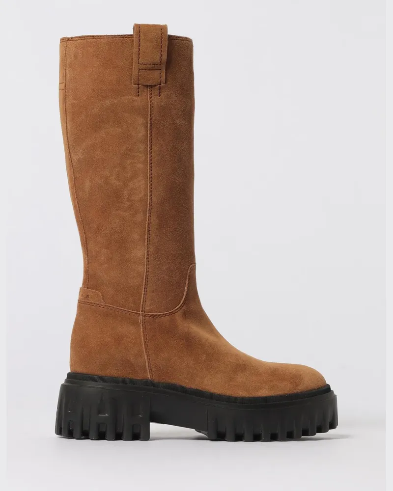 Hogan Flache stiefeletten damen Beige