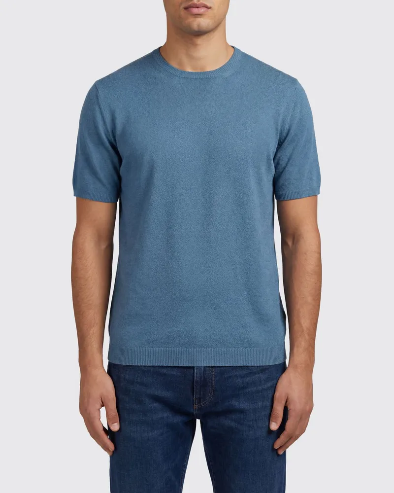 Roberto Collina Pullover herren Blau