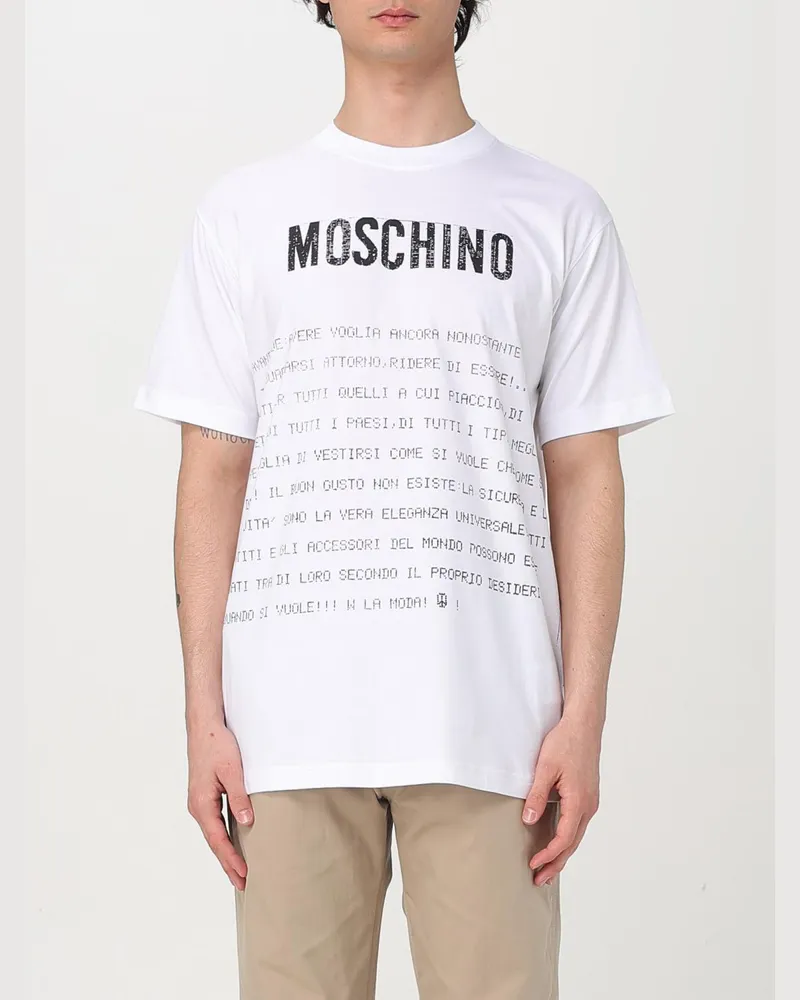 Moschino T-shirt herren Weiß