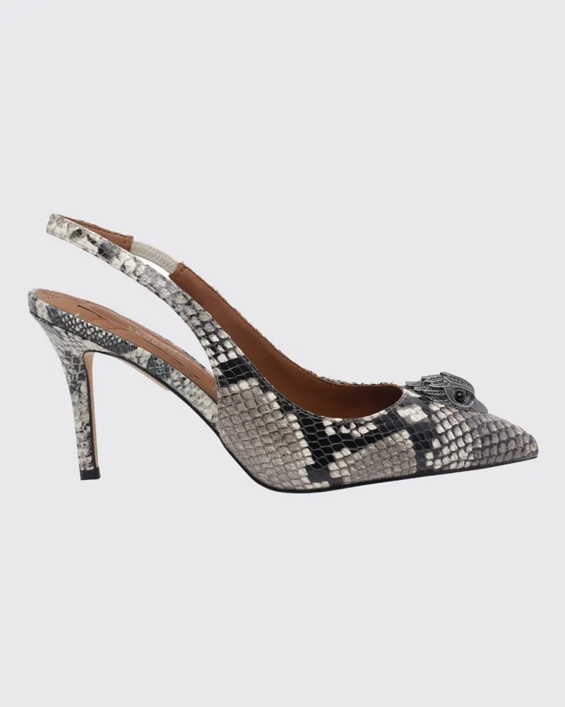 Kurt Geiger Belgravia Slingback-Pumps aus Leder mit Python-Print Braun