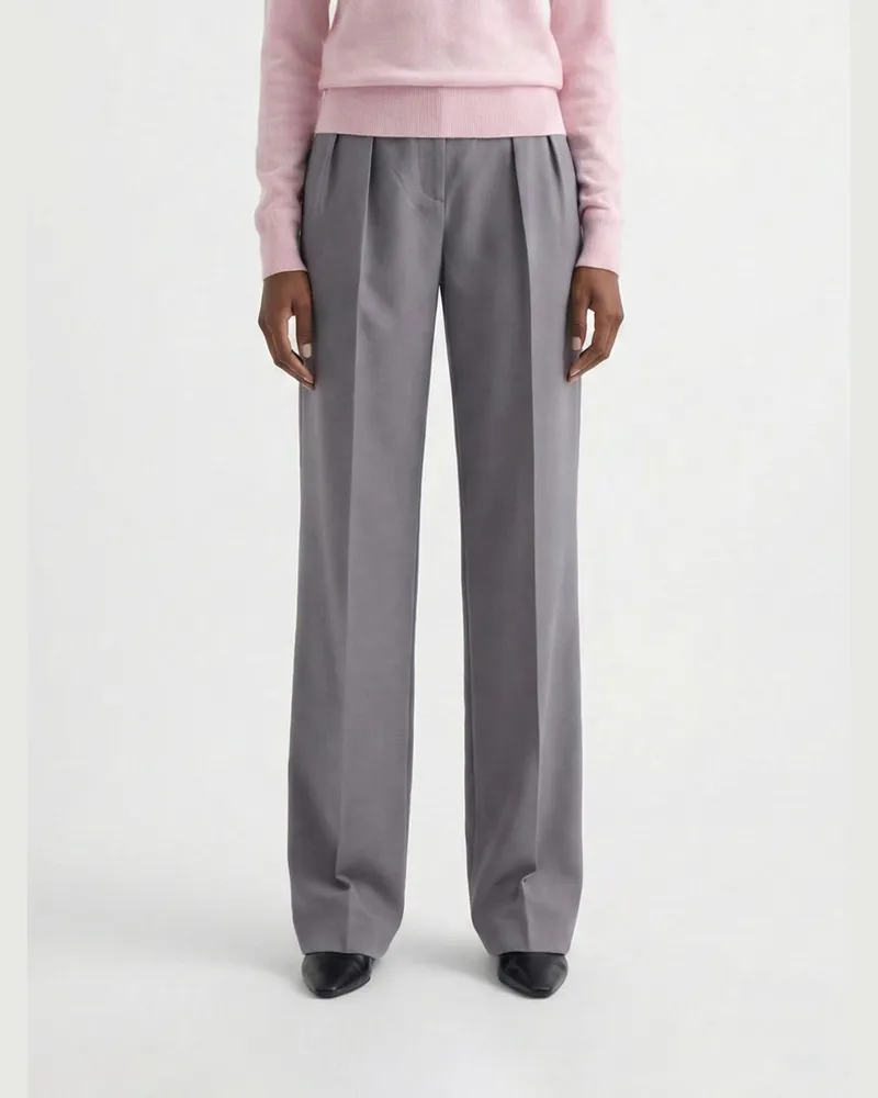 Jil Sander Wollhose Grau