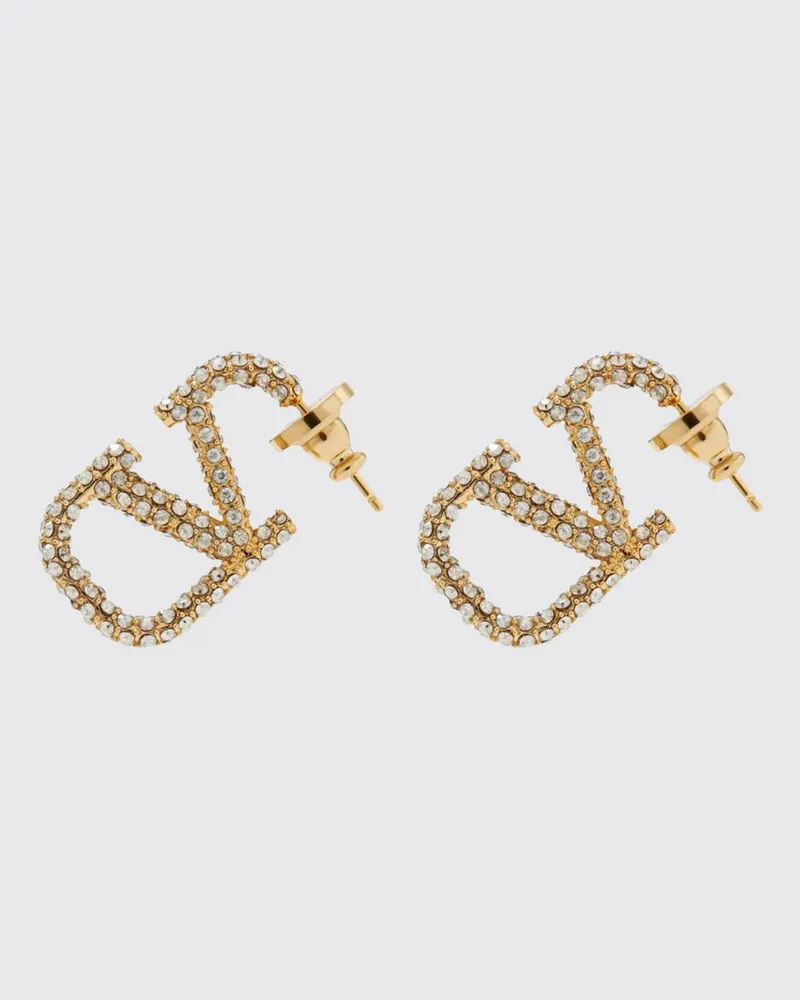Valentino Garavani Hängeohrringe VLogo Signature mit Kristallen Gold