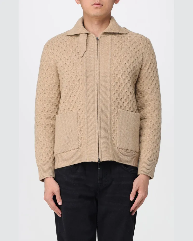 Paolo Pecora Milano Strickjacke herren Beige