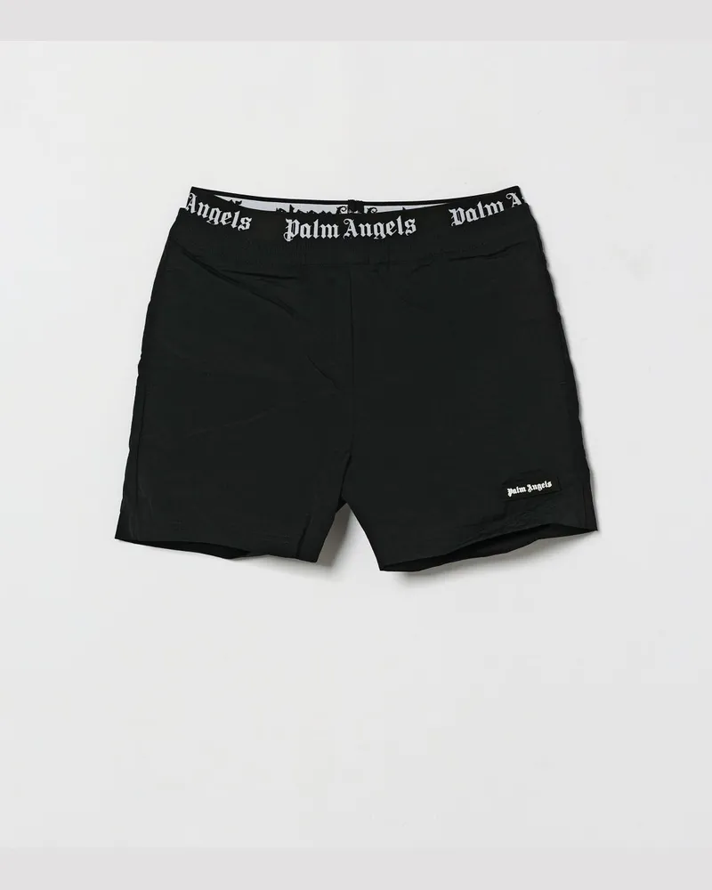 Palm Angels Nylon-Badeshorts Schwarz