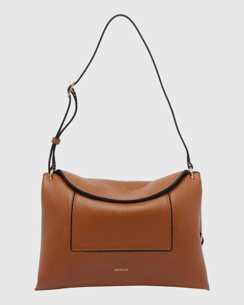 WANDLER Penelope Schultertasche aus Kalbsleder mit verstellbarem Griff Leder