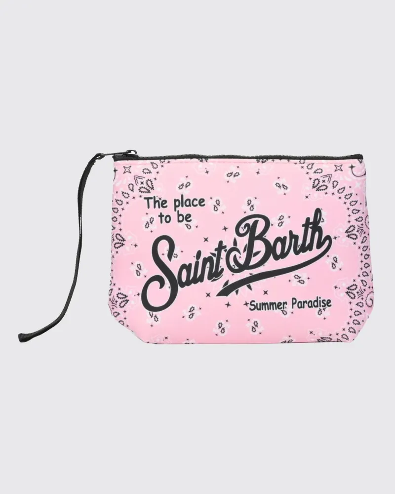 MC2 Saint Barth Aline Pochette aus gestreiftem Polyester Peony