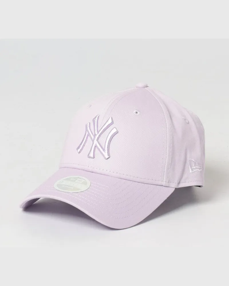 New Era 9Twenty NY Yankees Baumwollkappe mit gesticktem Logo Lila