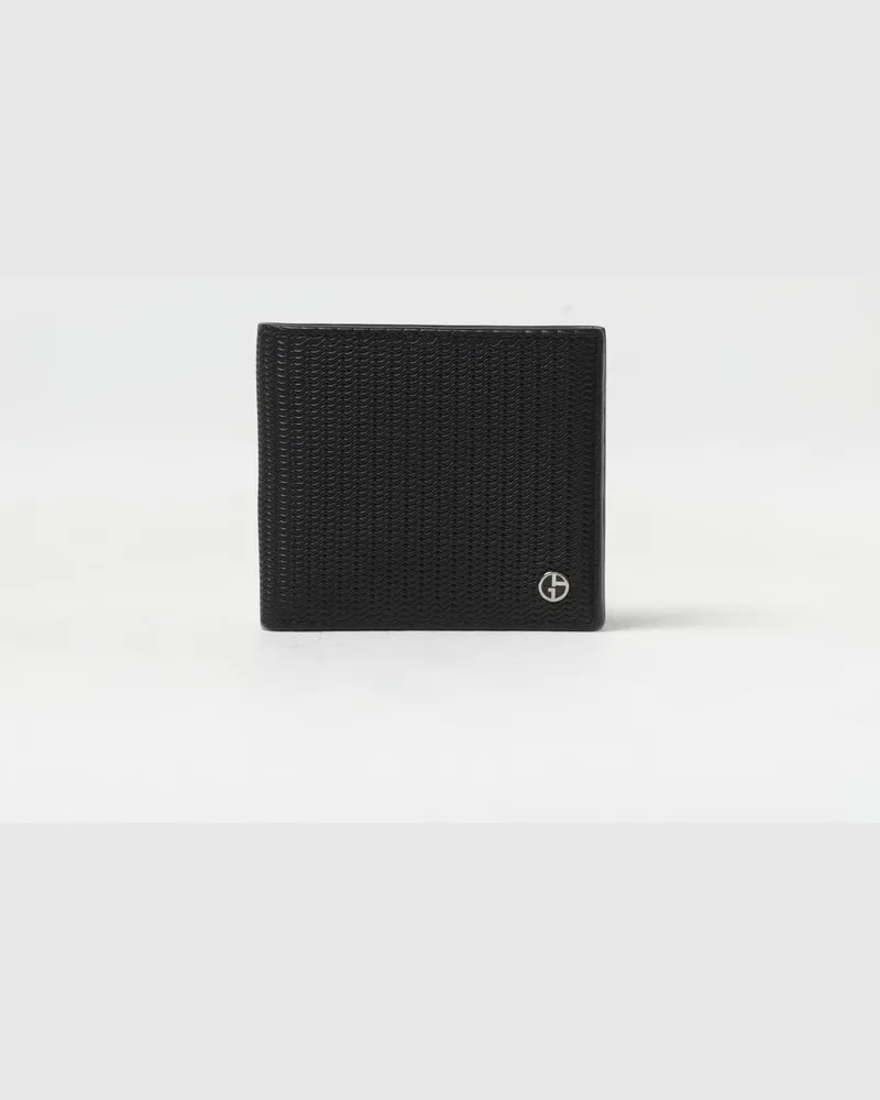 Giorgio Armani Portmonnaie herren Schwarz