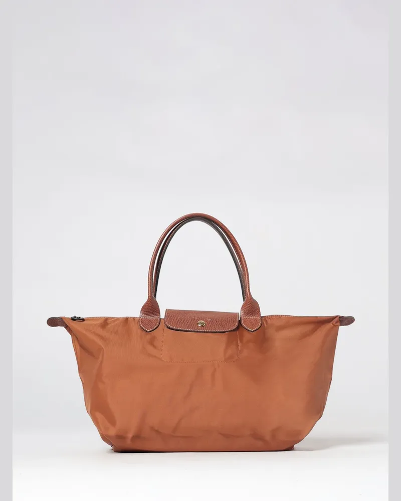 Longchamp Große faltbare Le Pliage Original Handtasche aus Polyamid Leder