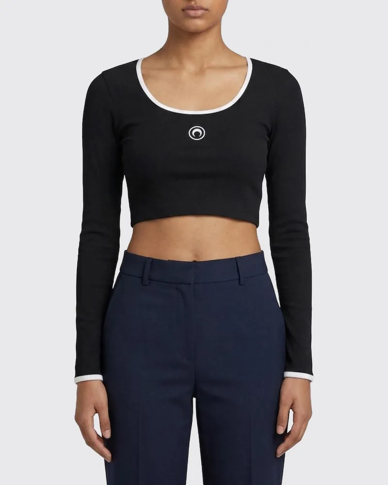 Marine Serre T-shirt damen Schwarz