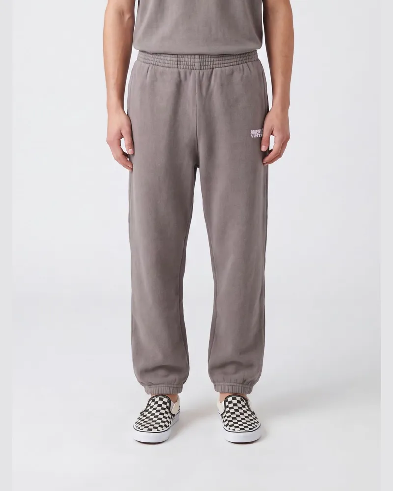 American Vintage Jogginghose aus Stretch-Baumwolle mit elastischem Bund Fa01