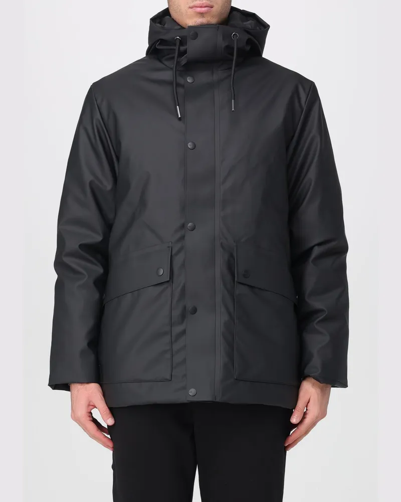RAINS Jacke herren Schwarz