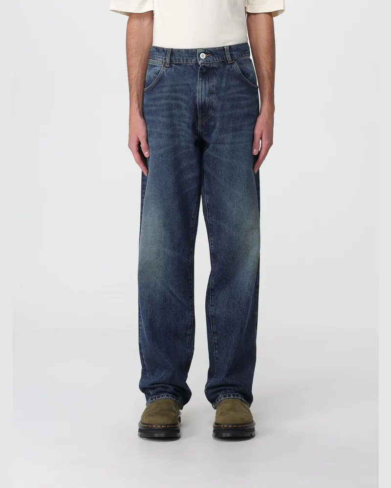 Amish Hose herren Blau
