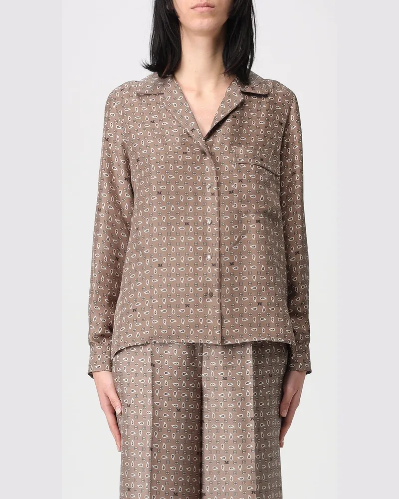 Max Mara Hemdbluse damen Braun