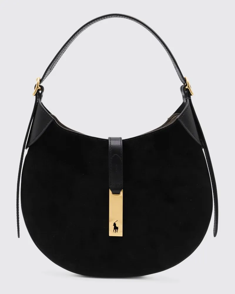 Ralph Lauren Schultertasche damen Schwarz
