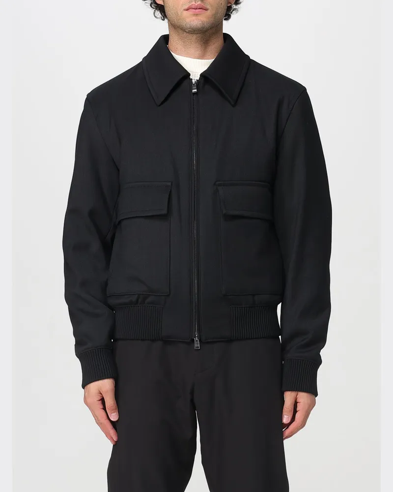 HUGO BOSS Mantel herren Schwarz